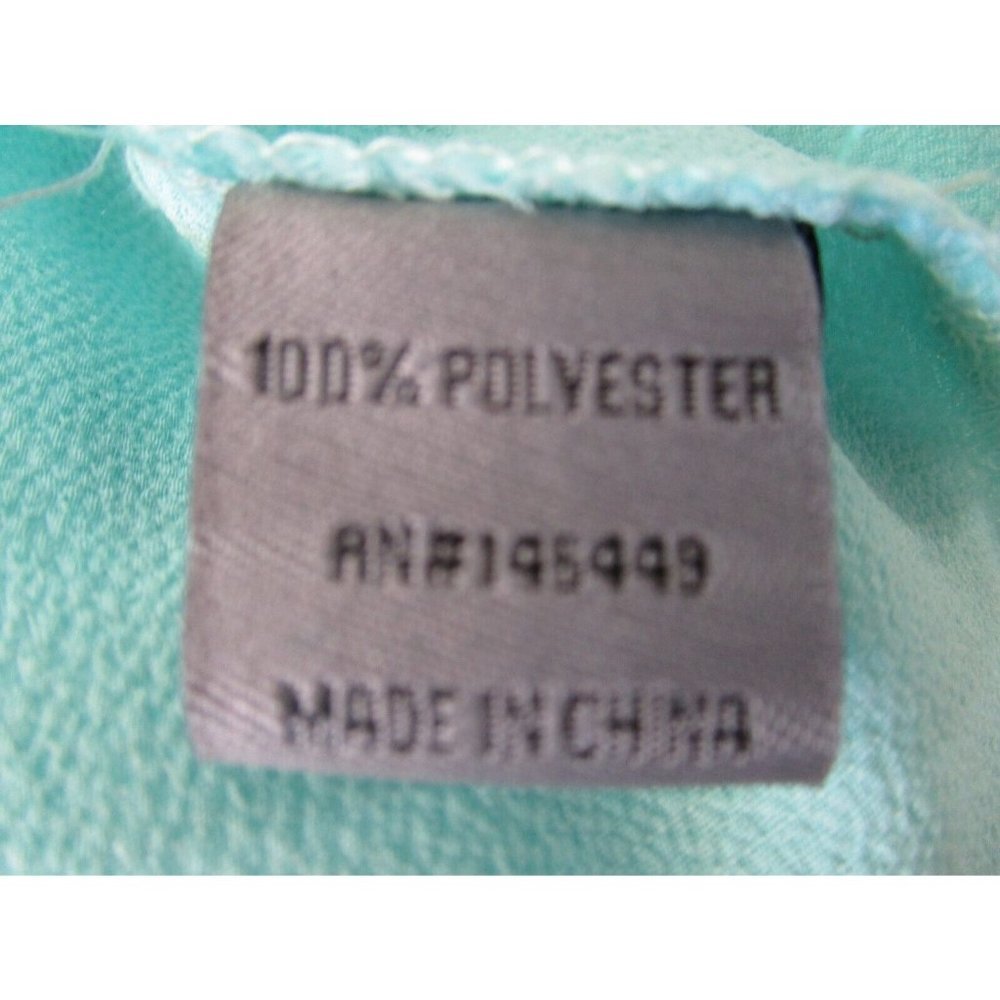 Maze Collection Mint Green XL Dress Side Tail  Partially Lined Poly Crepe NWT - Picture 12 of 12